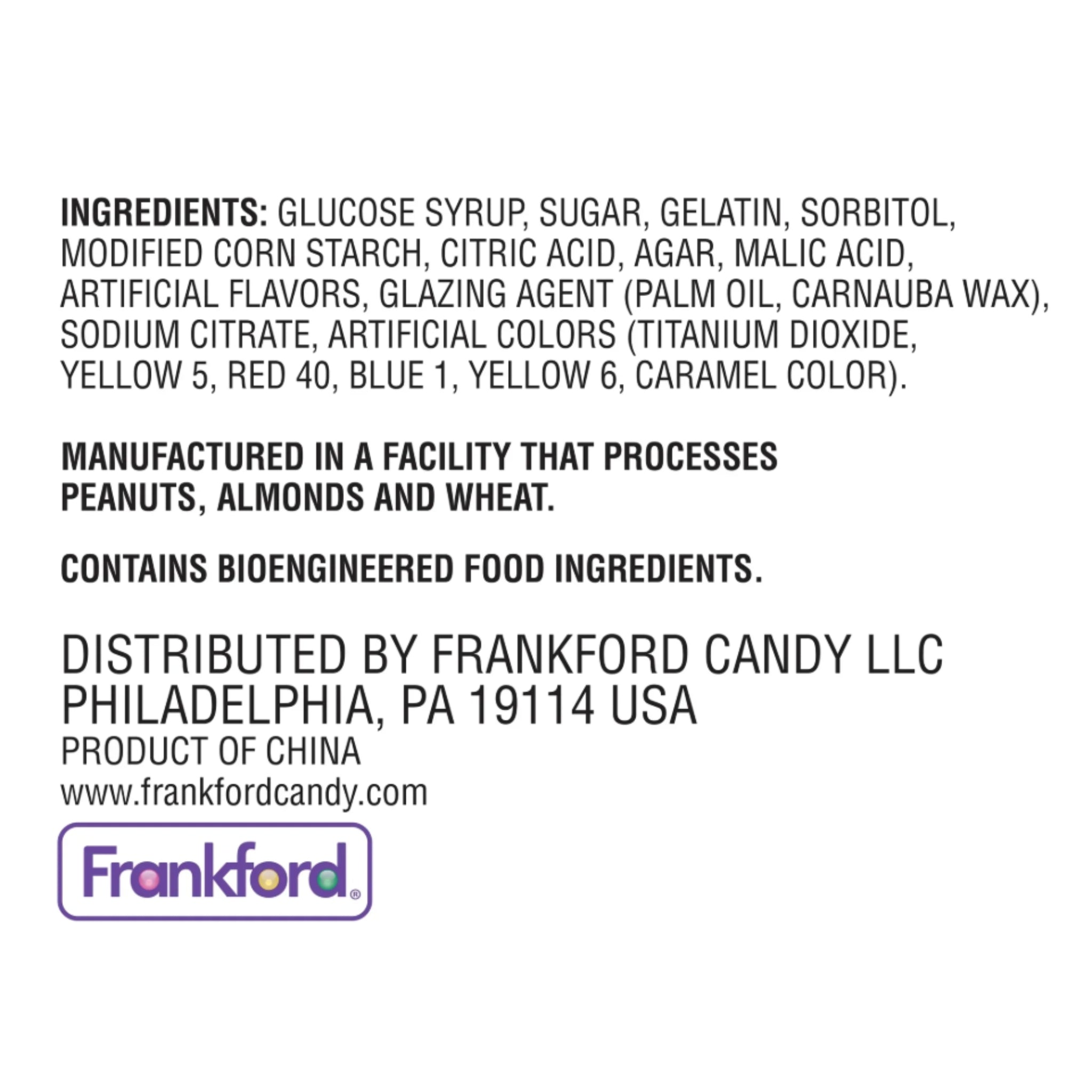 Spongebob Krabby Patty Minis Gummies 8oz package