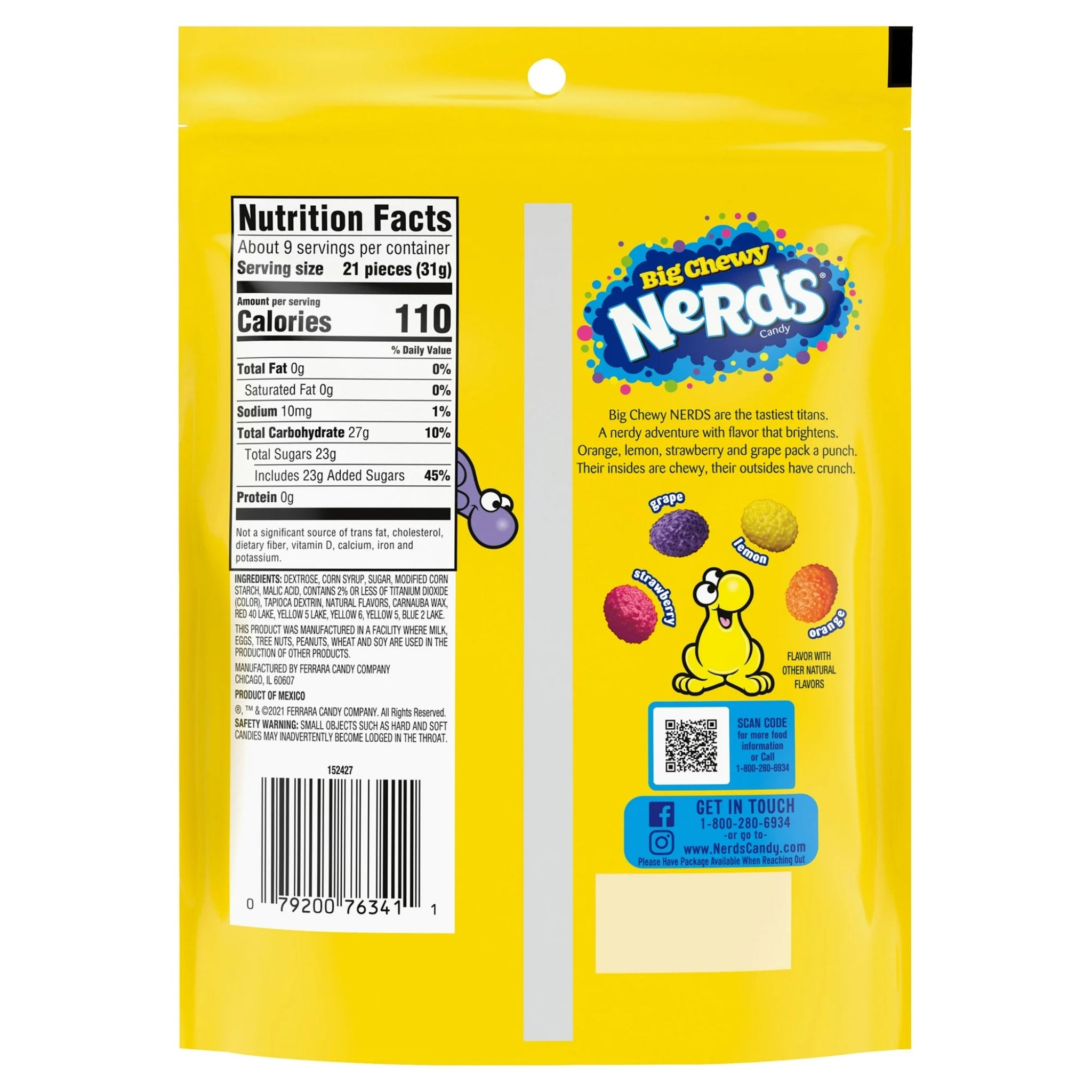 Big Chewy Nerds Crunchy Shell- 10oz bag
