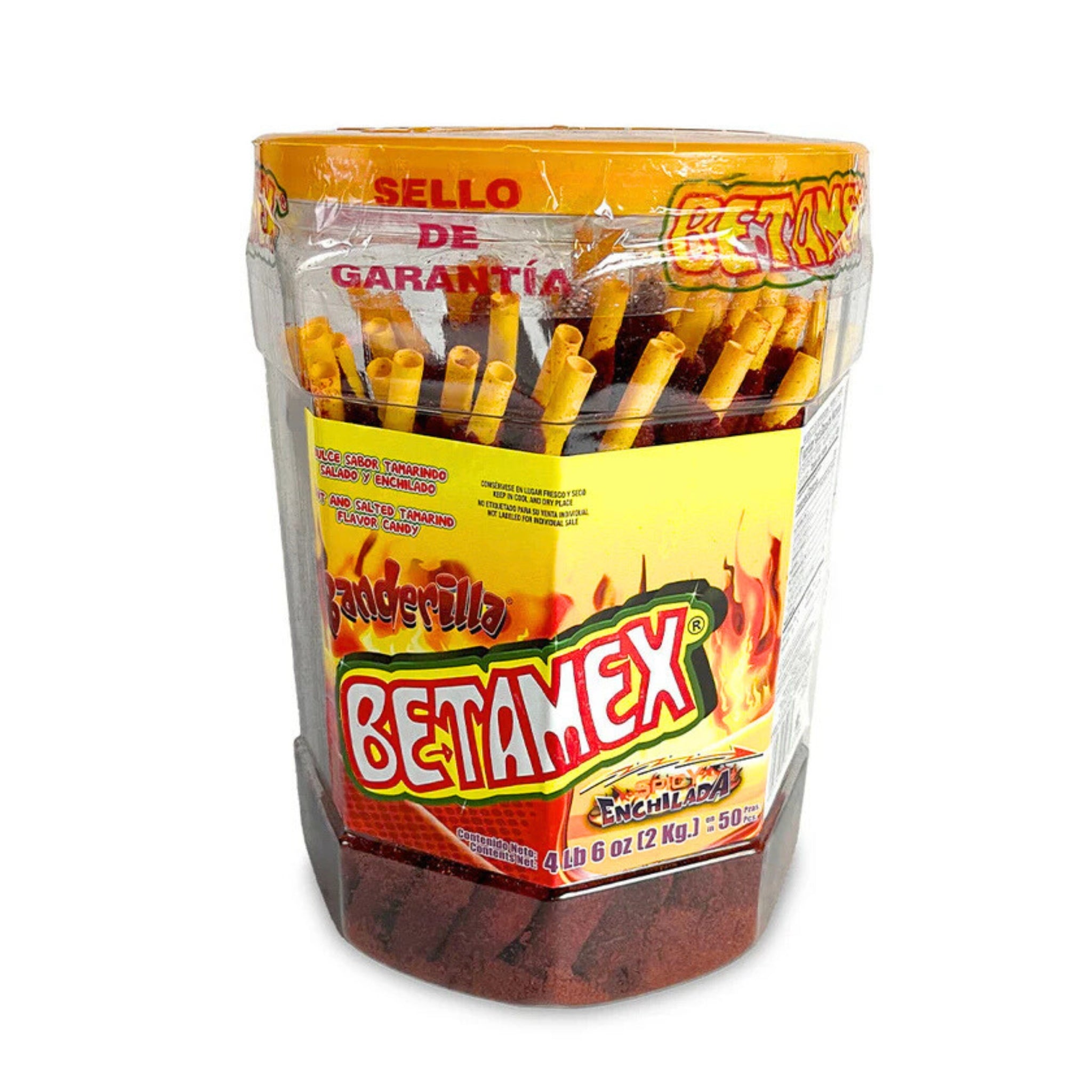 🌶️🍬 Betamex Banderilla – 50ct Tub