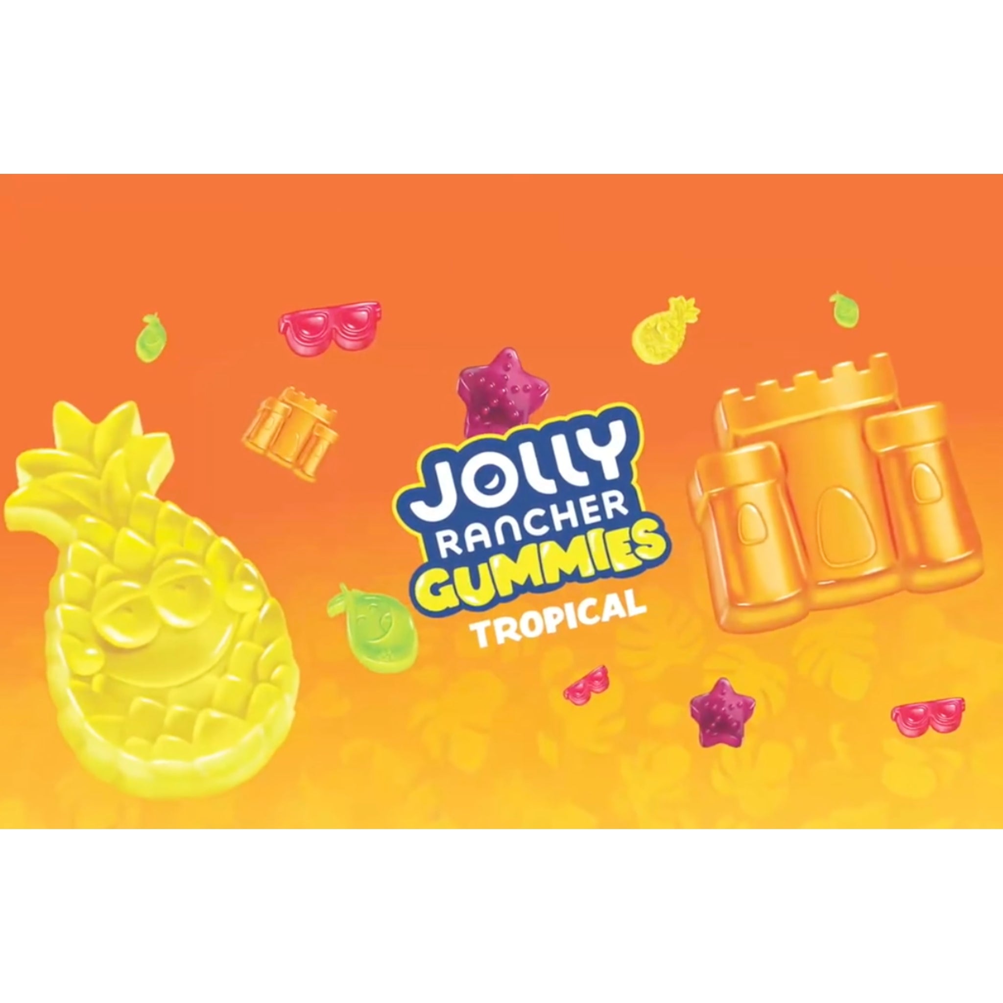 Jolly Rancher Gummies- Tropical Flavor 13oz bag