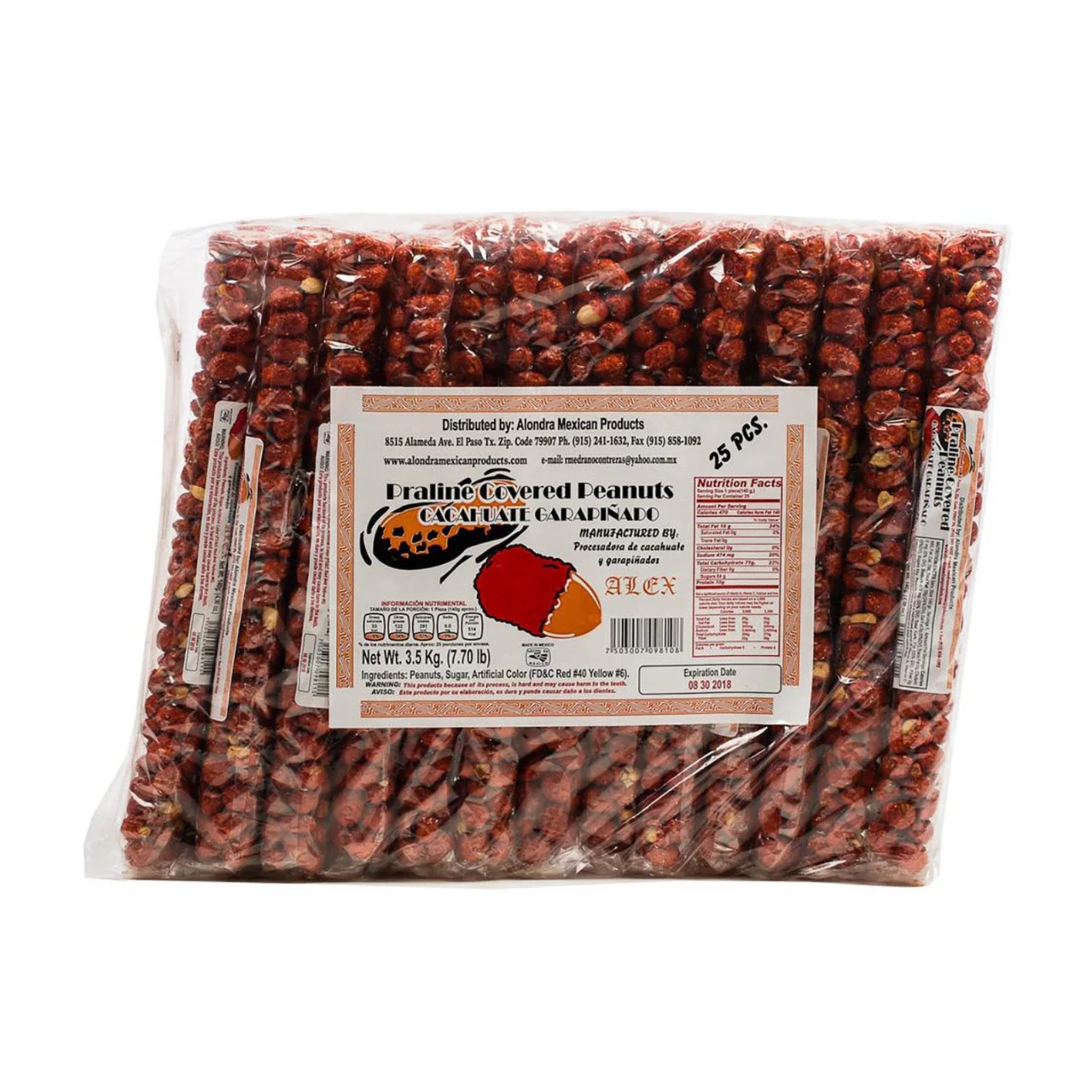 🥜🍯 Alex Cacahuate Garapiñado – Caramelized Peanuts