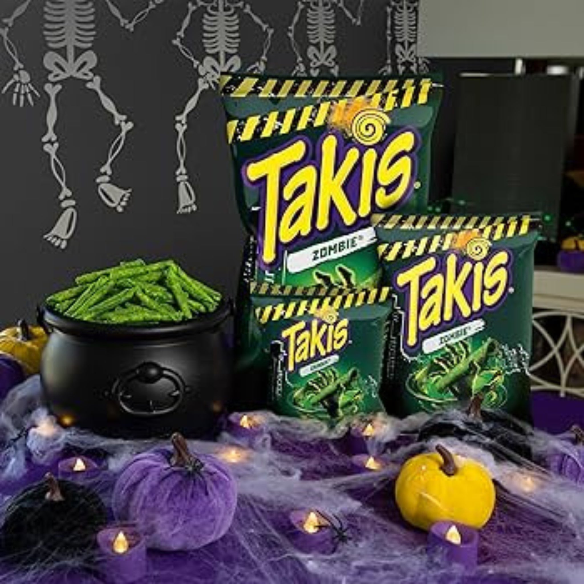 Takis Zombie (Habanero & Cucumber Rolled Tortilla Chips, 9.9 oz Sharing Size Bag)