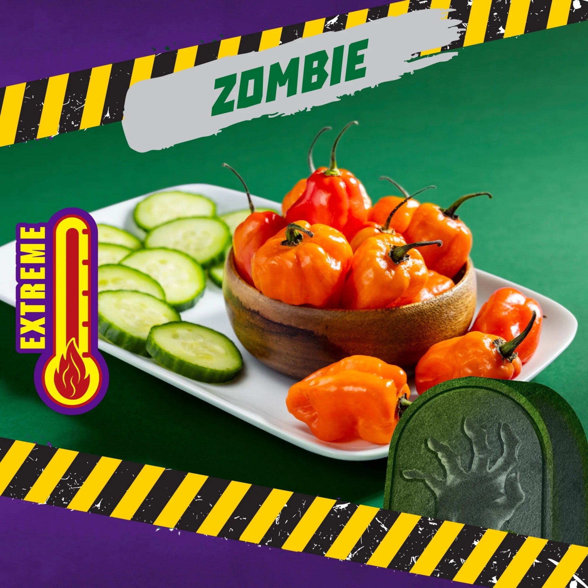 Takis Zombie (Habanero & Cucumber Rolled Tortilla Chips, 9.9 oz Sharing Size Bag)