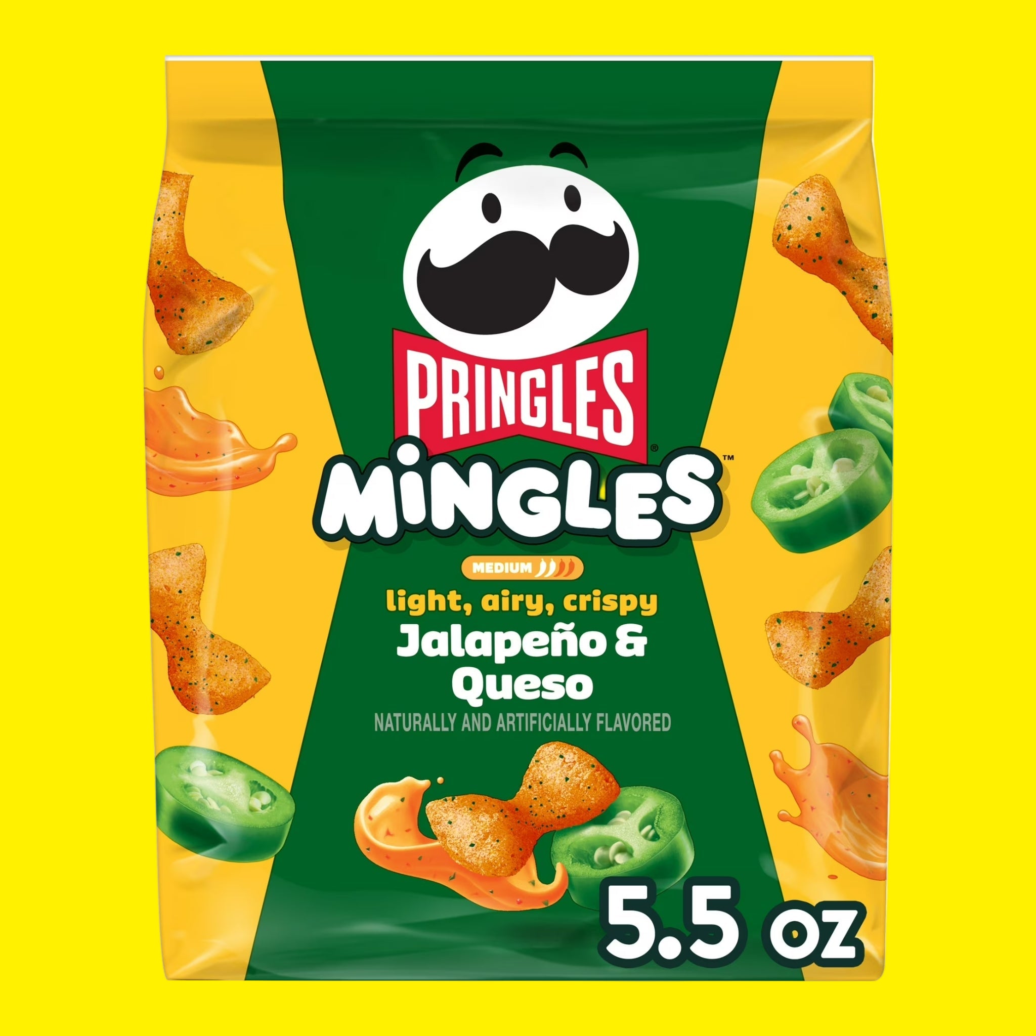 Pringles Mingles Jalapeño & Queso 5.5oz bag