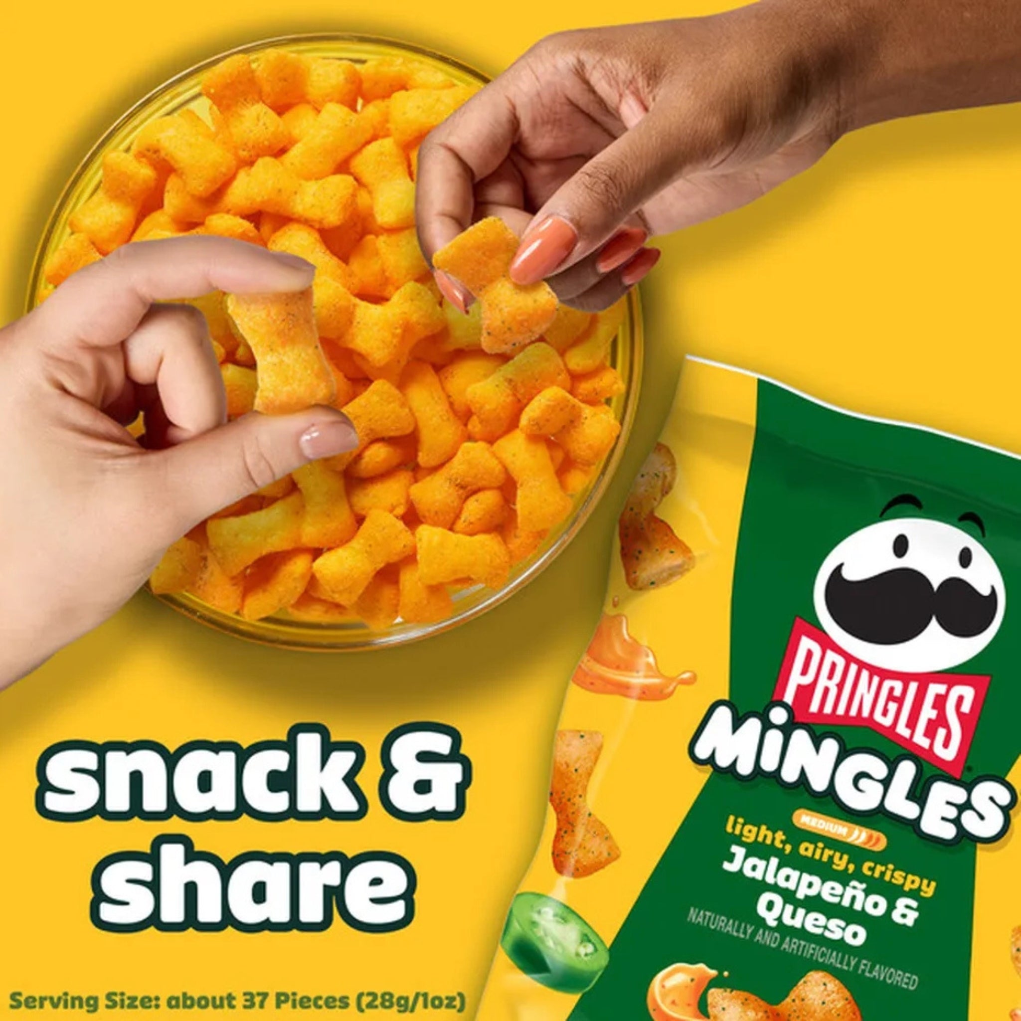 Pringles Mingles Jalapeño & Queso 5.5oz bag