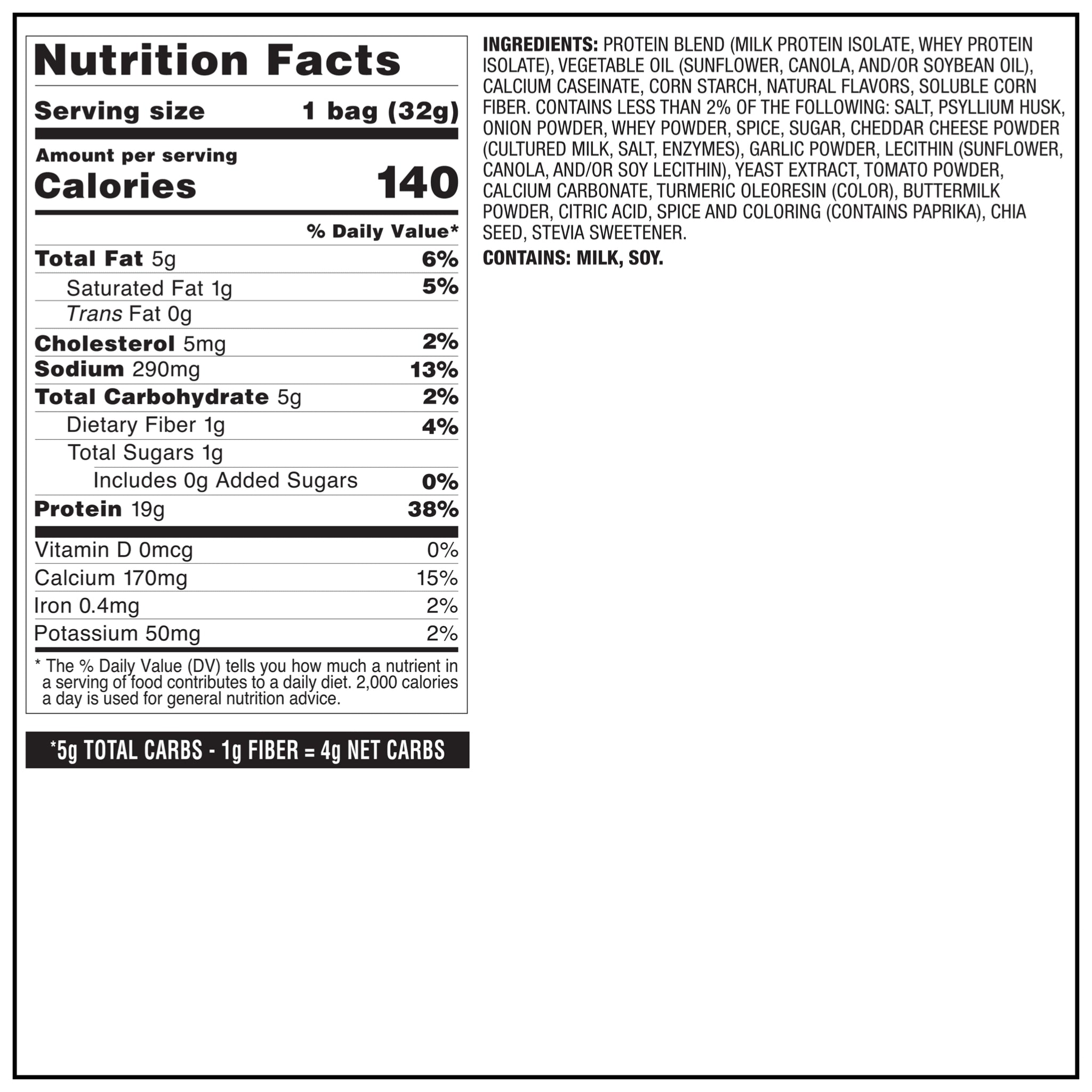 Quest Tortilla Style Protein Chips — Pizza Flavor 1.1oz