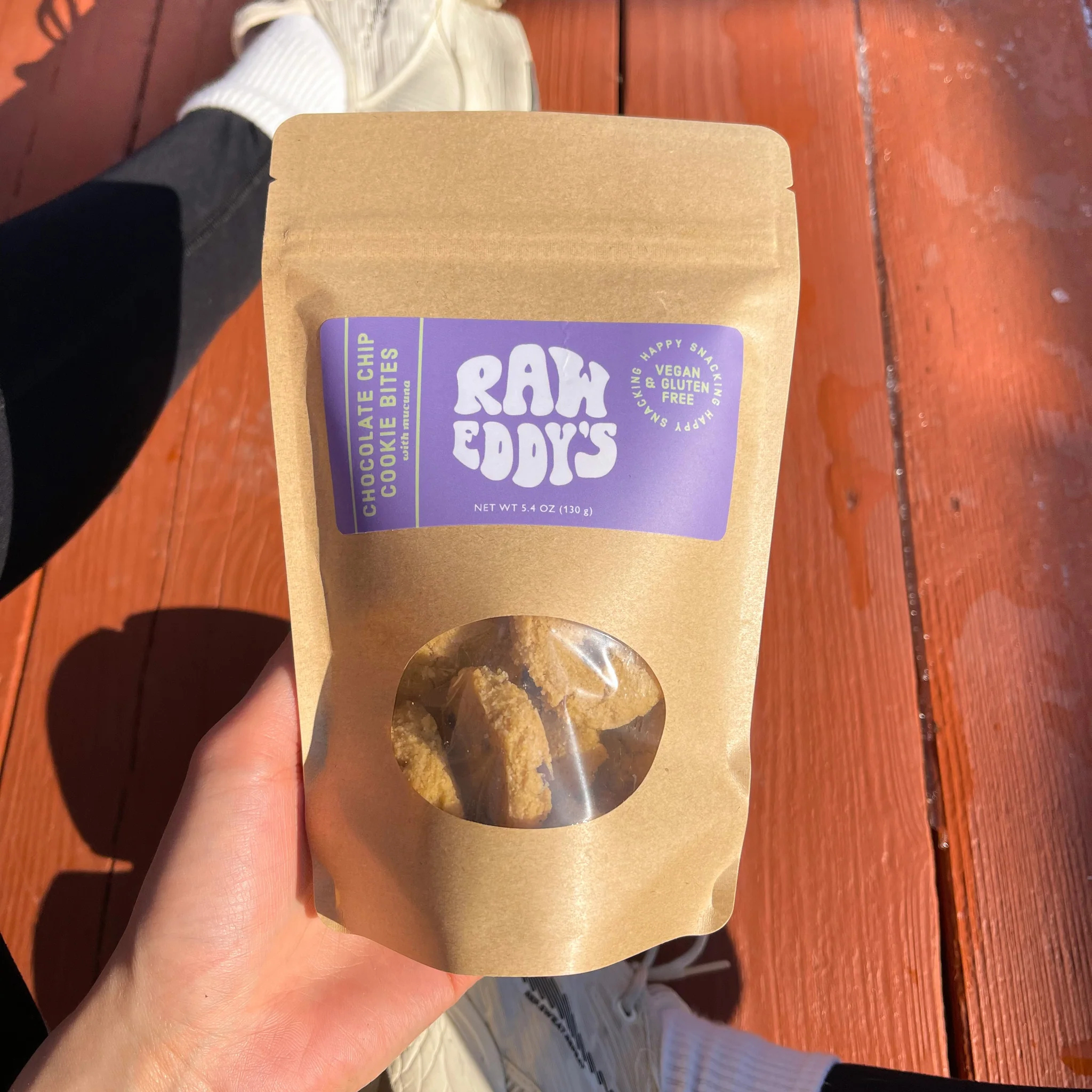 Raw Eddy's Chocolate Chip Cookie Bites-130g