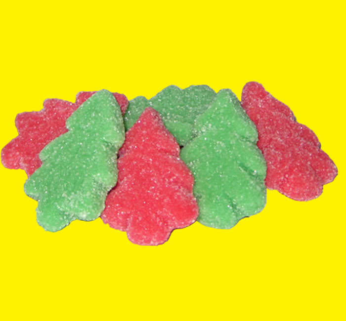 🎄 Vidal Gummi Sanded Christmas Trees – Red & Green! 4.4 lbs