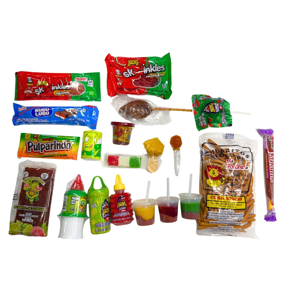 Mexican Candy Box Mix 20 Snacks & Candies From Mexico