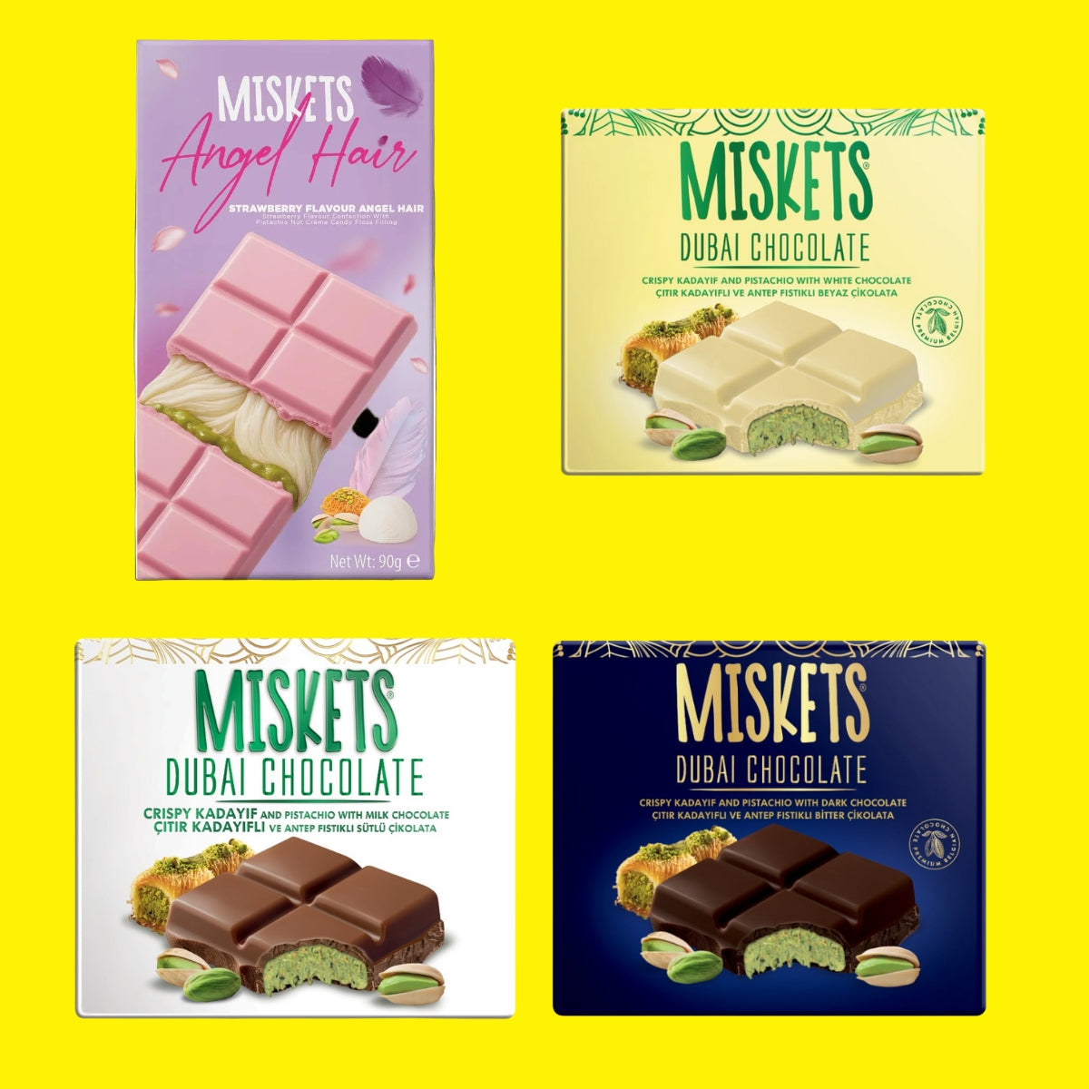 Dubai Chocolate with Roasted Pastry & Pistachios