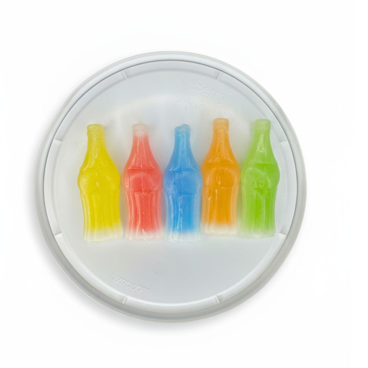 Trendy Treats Wax Bottles Liquid Filled Chew Wax Candy Classic Flavors Perfect for Parties Gifting and Nostalgic Snacking