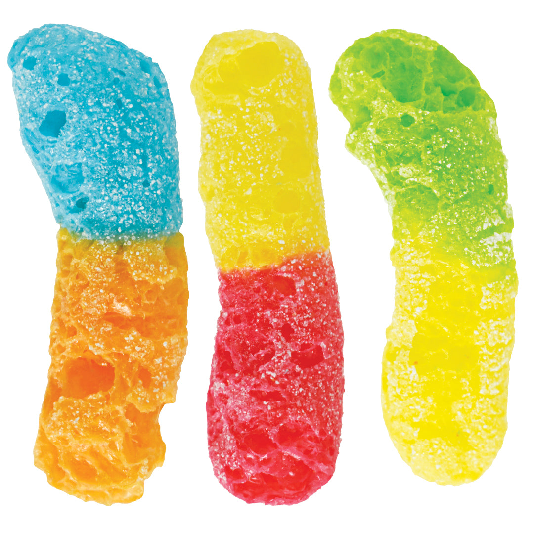 Freeze Dried Sour Worms Candy