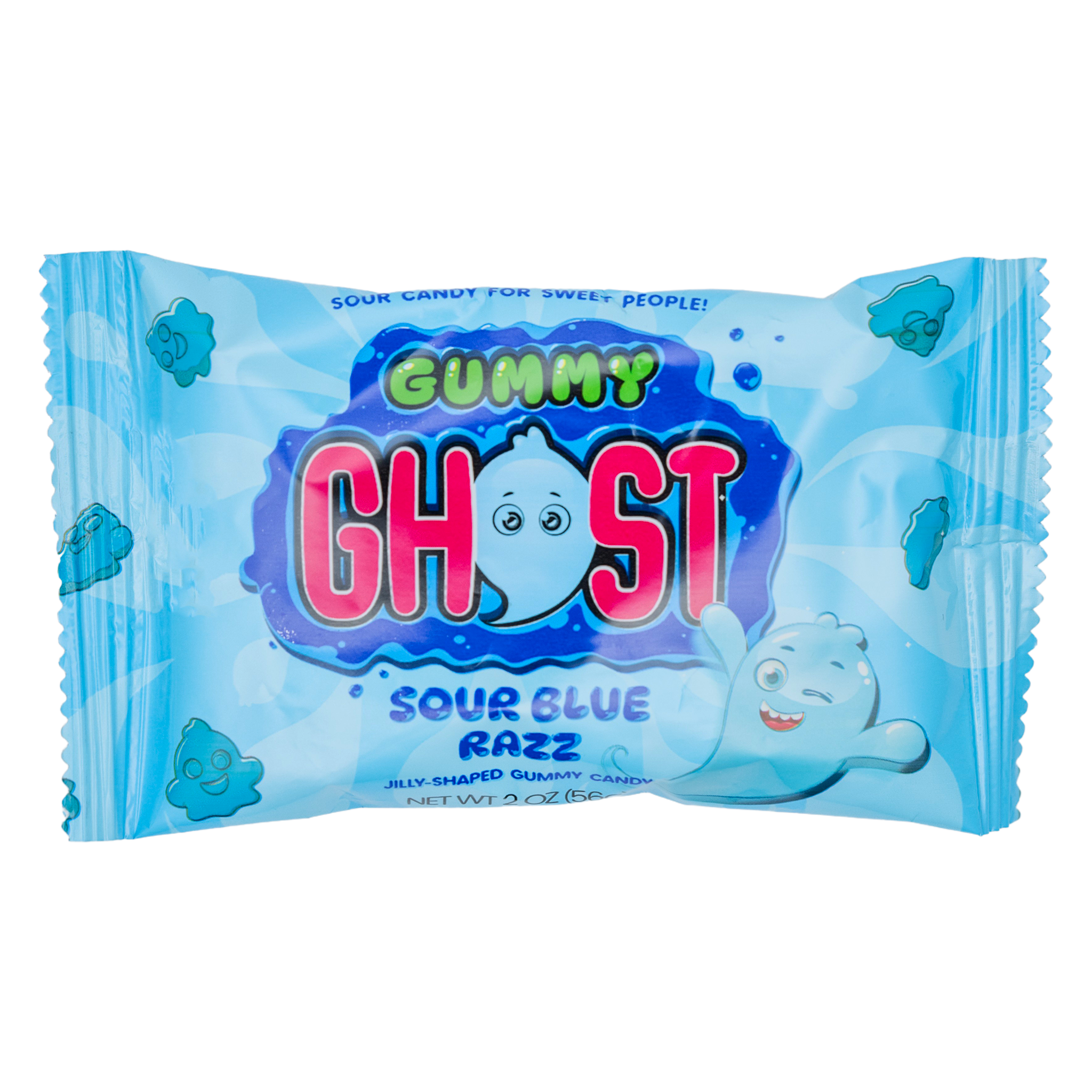 Trendy Treats Gummy Ghost Sour Blue Razz