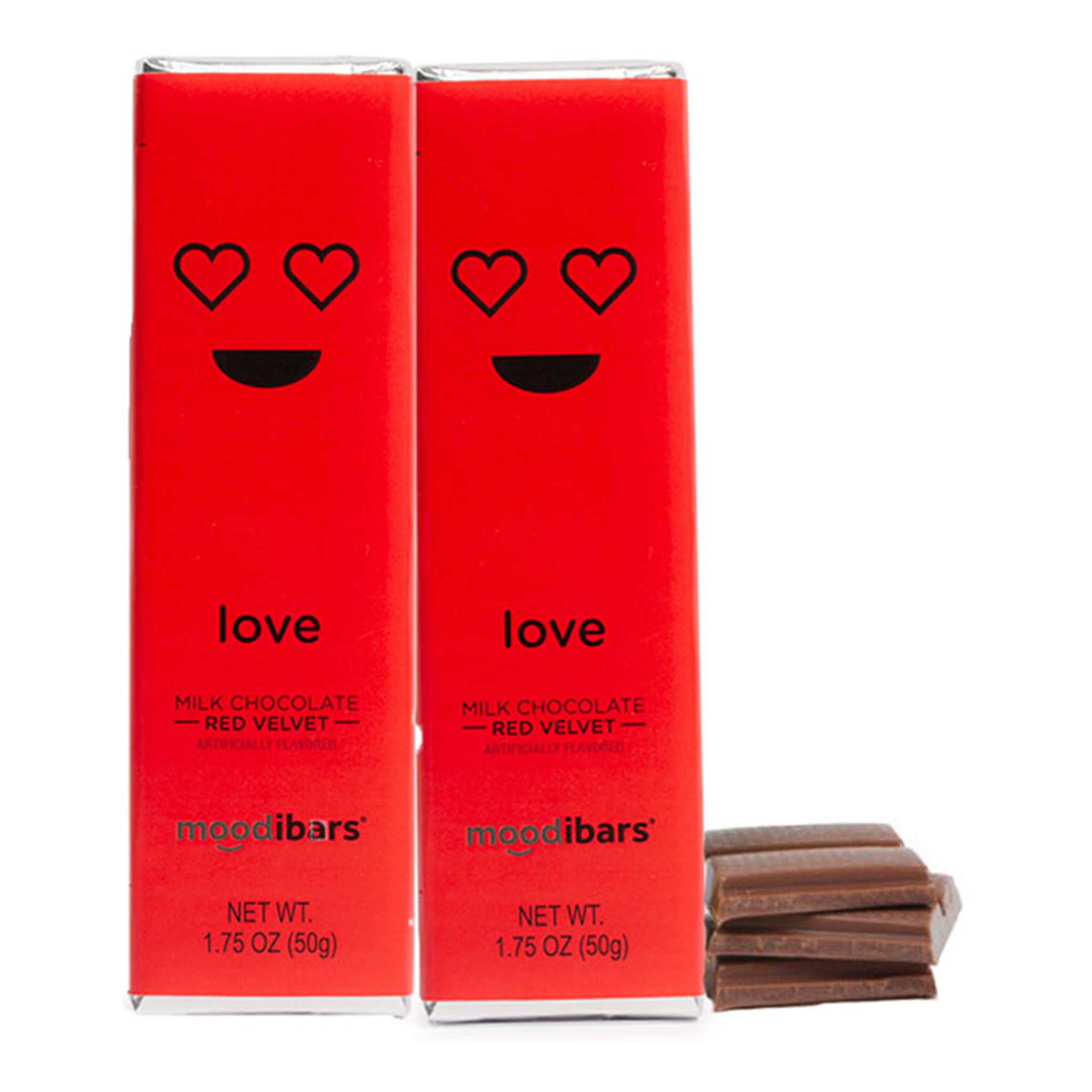 Moodibars Love – Milk Chocolate Strawberry (1.75 oz)
