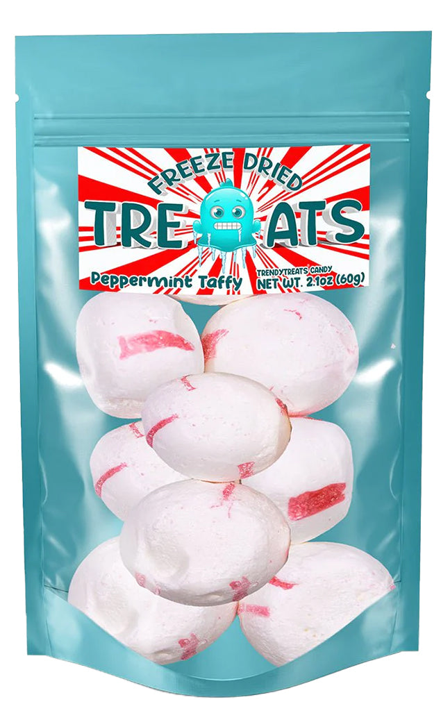 Trendy Treats Freeze Dried Taffy Peppermint Flavored